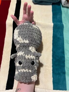 Chunky Plush Crocheted Hippo ✨